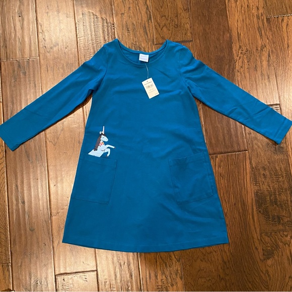 Hanna Andersson Girl’s Unicorn Pocket Swing Dress